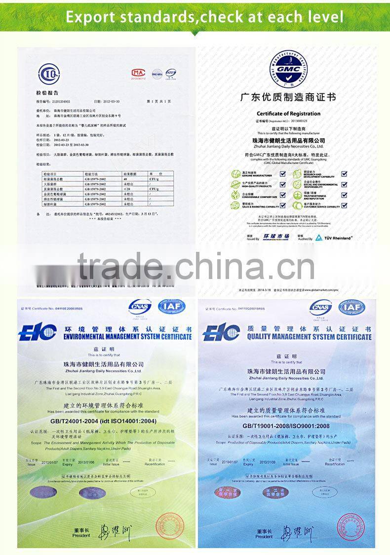 Soft Breathable Absorption and Leak Guar Anti-Leak baby high quality diapers