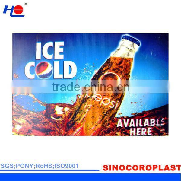 conductive and anti-corrosion polypropylene correx protective signboard