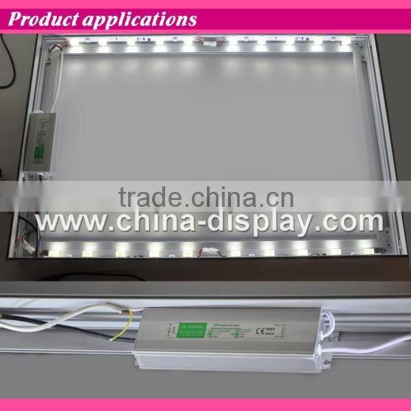 Rigid LED light bar for fabric Sign light box