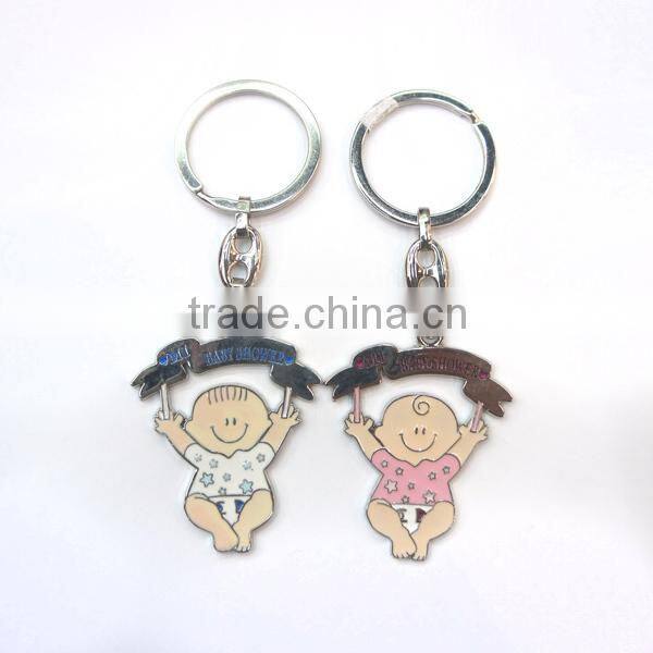 wholesale shape of children alloy keychain ,kids keychain