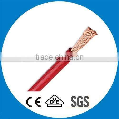 New design FROSTED POWER CABLE Tinned copper TRANSPARENT POWER CABLE orange FROSTED POWER CABLE with great price