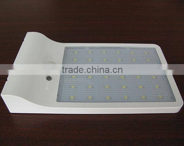 CE RoHS IP65 waterproof battery power motion sensor solar garden led light
