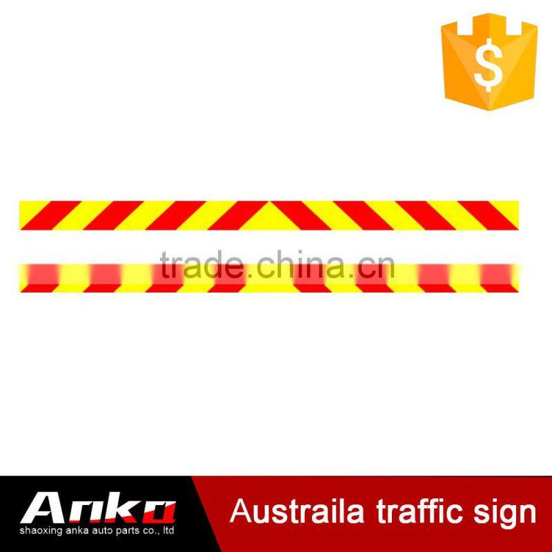 reflective sticker material,accident warning signs,adhesive reflective