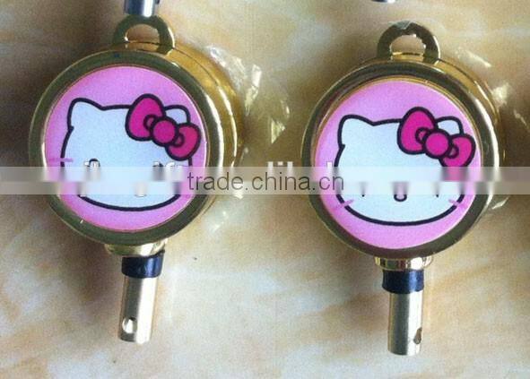 custom mini metal retractable recoil yoyo ski pass