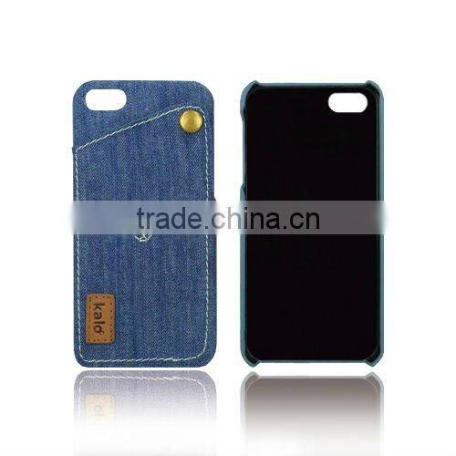 Denim Case with RFID Card for iPhone 5 Case