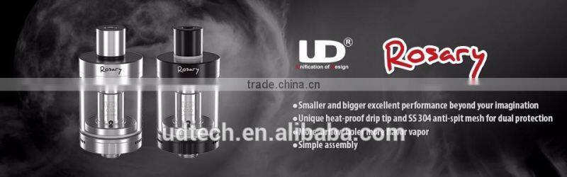 2016 New e cig wholesale china UD New Atomizer Rosary RTA Tank VS Goblin Mini V2