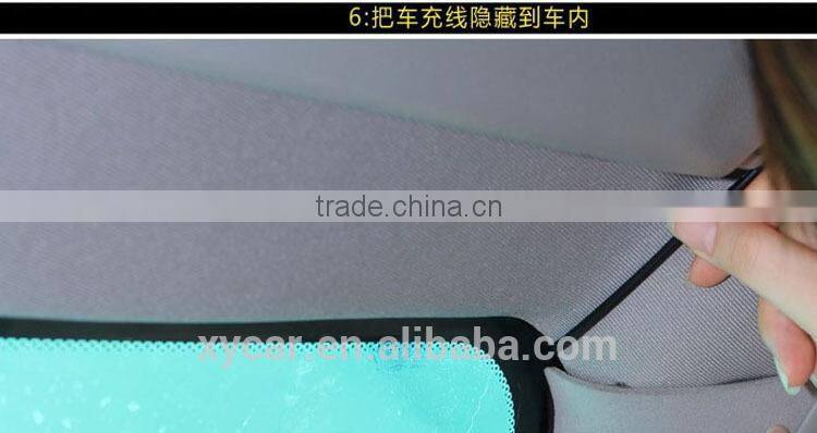 Hot sale 2.5 inch HD car DVR, Front/Rear dual lens car dvr recorder XY-9615