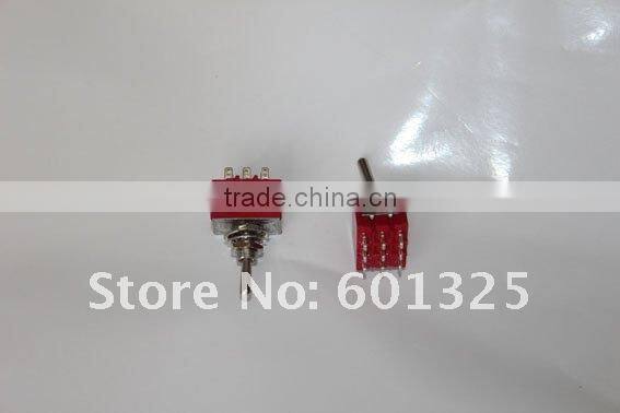 MTS-302 Toggle Switch 9 Pins 3PDT ON-ON
