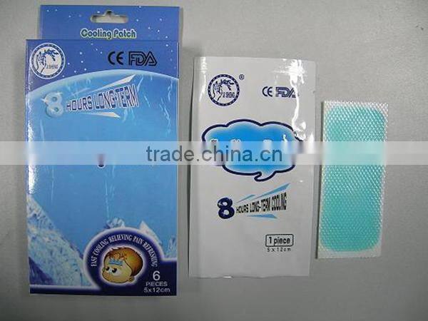 Baby and adult fever cooling gel patch