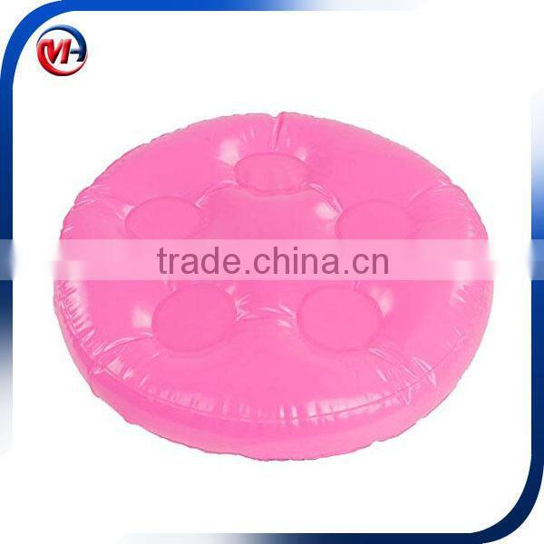 4 PVC Inflatable beverage drink holder