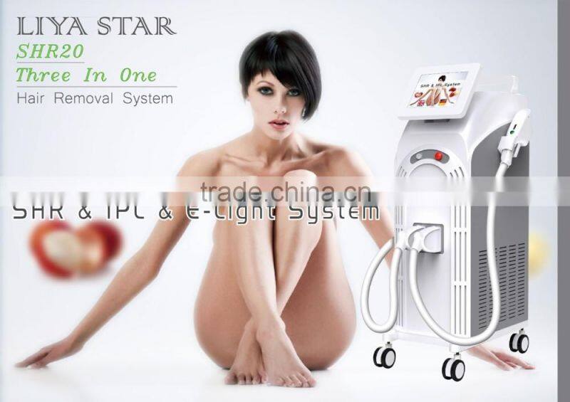 big ipl handle hand piece 12*30mm 10*40mm spot shr hair removal machine