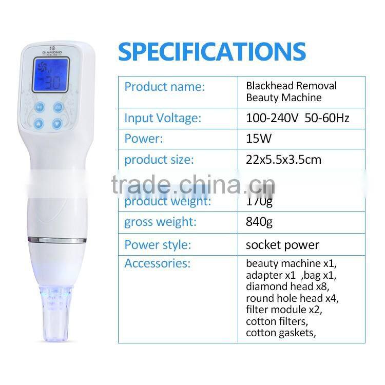 Handle portable facial beauty diamond dermabrasion machine with price