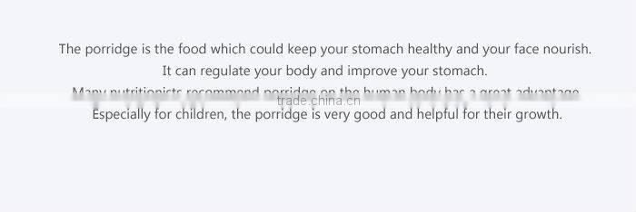 Mushroom and chicken instant porridge