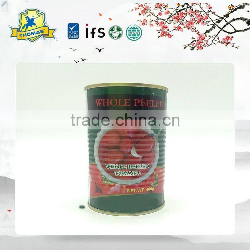 Canned Whole Peeled Tomato from China