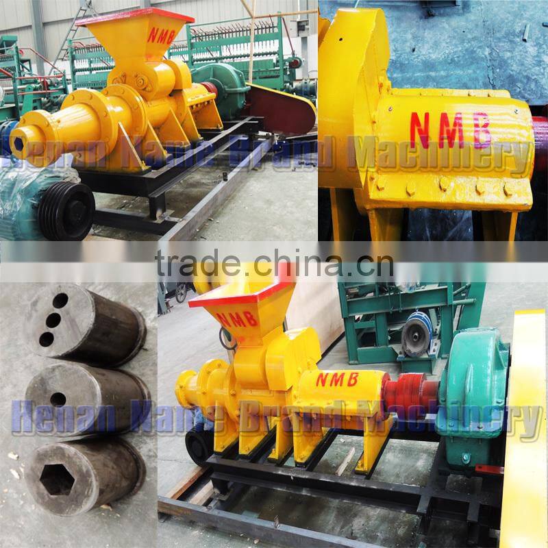 Strongth quality straw wood screw charcoal sawdust biomass extruder coal briquetting machine