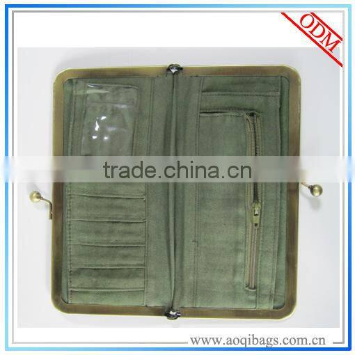 Hot Selling Ladies' Lather Wallet Purse New Design WT006