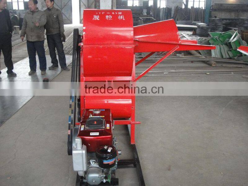 Corn and Maize Threshing Machine with Low Price|Small Sweet Corn Thresher and Huller