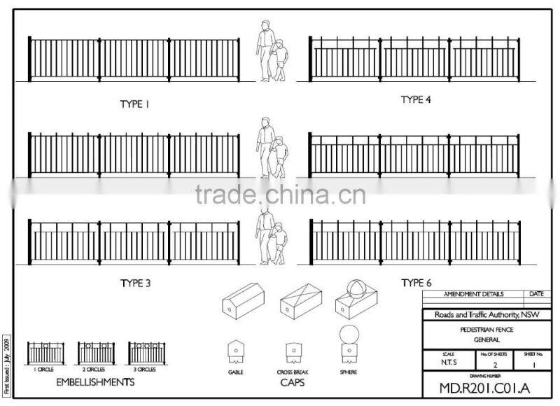 Eco-Friendly Easily Roadside Safety Fence