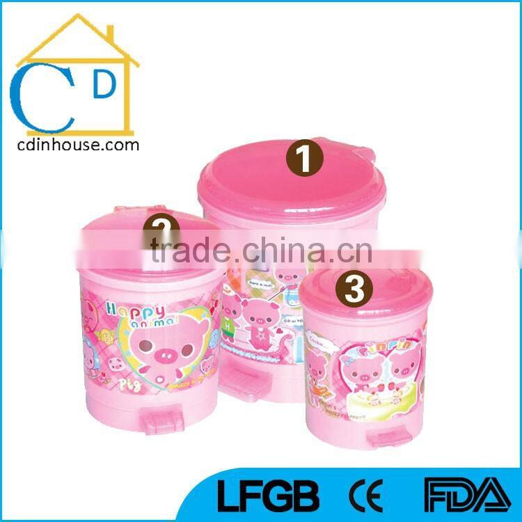 Multi Size Small Desktop Plastic Garbage Bin Trash Bin