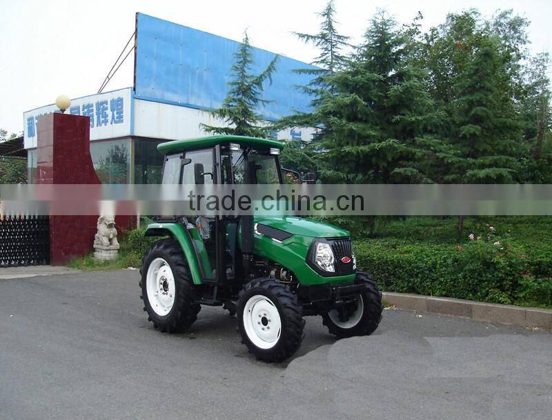 Four Wheel Driving 60hp Agricultural Tractor With Cabin