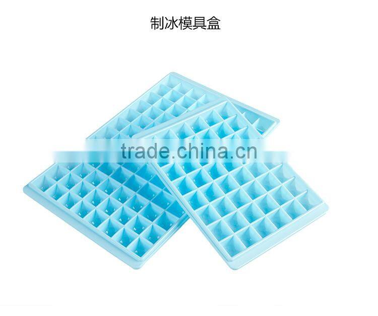 DIY large capacity ice mold 48 grids--pink