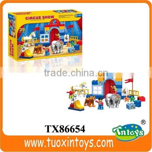 solid plastic pipe blocks building toys for kids