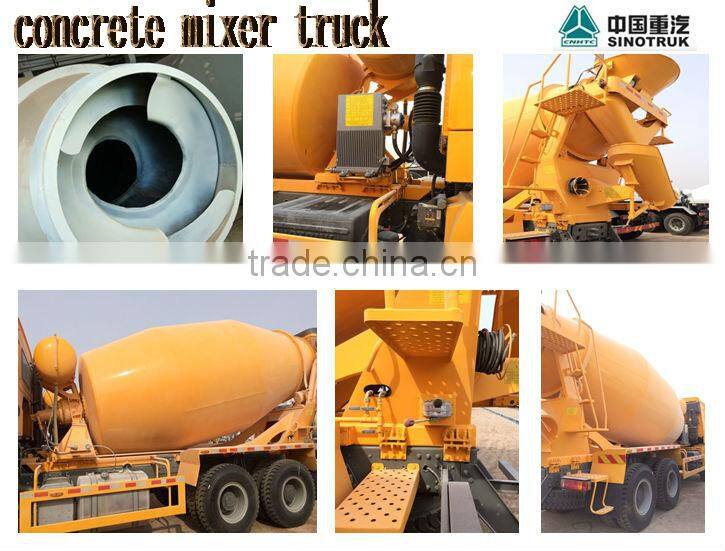 SINOTRUK HOWO 6X4 CONCRETE MIXER TRUCK for heavy duty truck