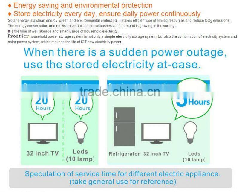 Professional security 3.2 kWh / 4.0 kWh Lithium ion '1500 w / 2000 w/Off grid Home Solar Energy Storage System