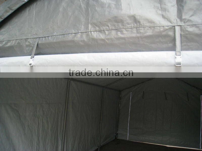 12'x20' steel structure PE car parking shelter