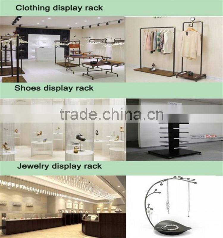 Floor-standing multi-tier customized carpet sample dsiplay rack