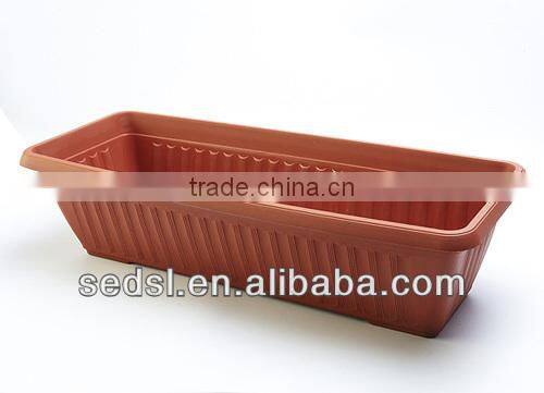 red decorating hydroponic flowering pot