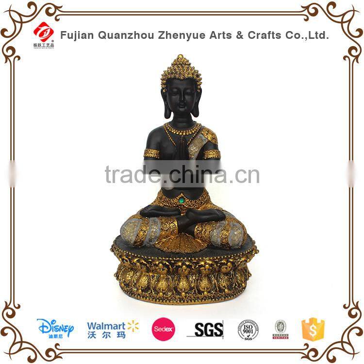 2015 buddhism resin sitting buddha statue