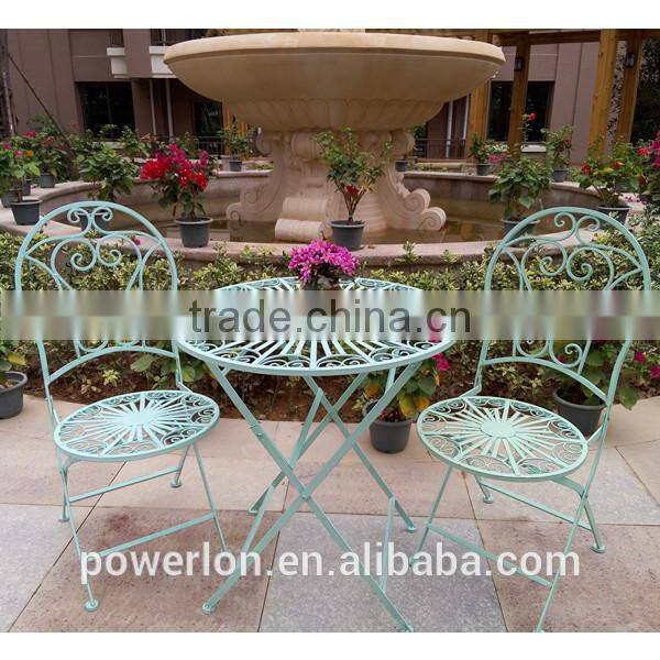 Gothic Style Waterproof Wrought Iron Garden Treasures Ourdoor Furniture