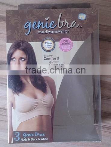 Genie Bra,sports bra,No rims double-deck sports bra