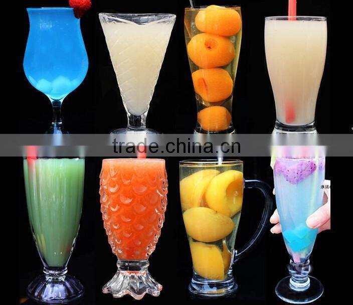 Fruit juice glass mug fruit juice glass cup lovely drinking mug goblet