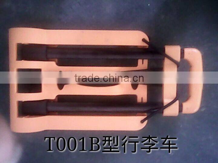 folding luggage wheelbarrow/4 wheel wheelbarrow/luggage trolley/luggage cart/plastic wheelbarrows