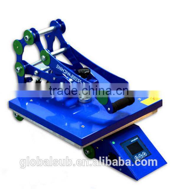 Flatbed t shirt digital printing machine heat press machine