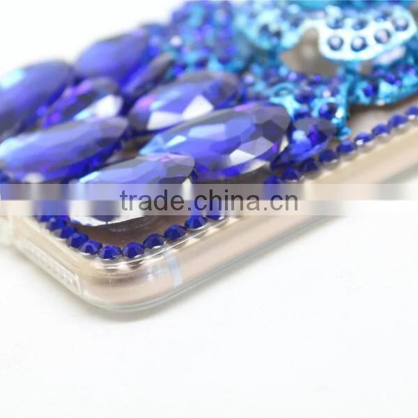 PC +TPU phone case diamond sticker phone hull protective back cover for iphone 7 7plus