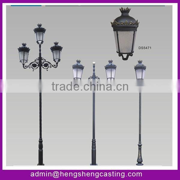 Antique double arm street lighting pole price