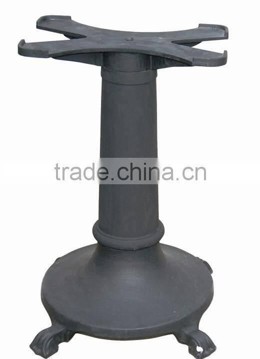 backrest cast iron outdoor garden table base for sale