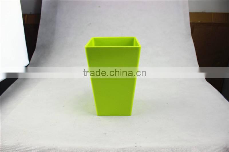 Home garden decorative brown square type pots vases planters HP P02 04