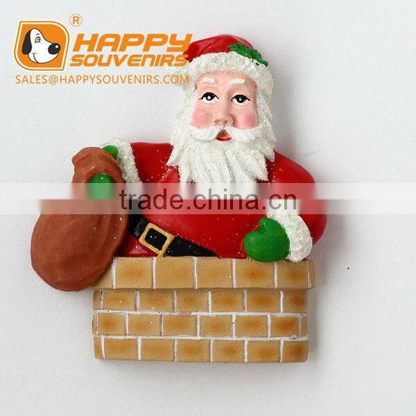 Happy snow man fridge magnet for christmas,Christmas gift souvenir 3D resin fridge magnet