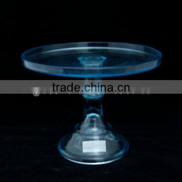 electroplating coloed cake stand with stem