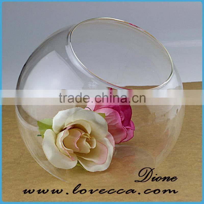 Hanging glass terrarium/ clear glass terrarium globe/ glass ball terrarium