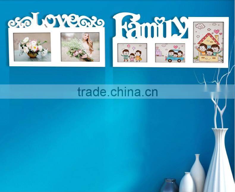 love family combined wooden photo frame hot sale