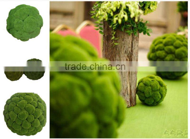 mini artificial moss stone , different size plastic moss stone