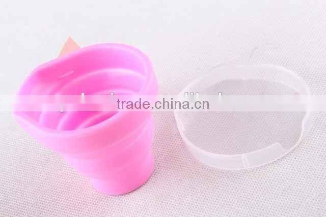 Four Leaf Clover design silicone folding cup