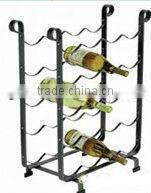 wrought iron wine rack