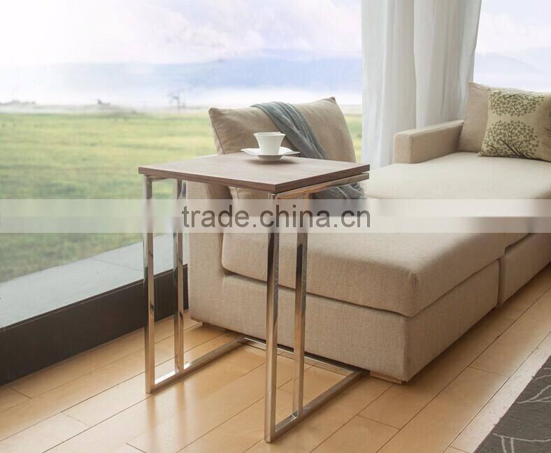 CN8010 Wooden corner sofa center table design