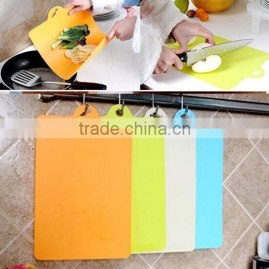 plastic chopping board folding flexible cutting board set wholesale cutting boards